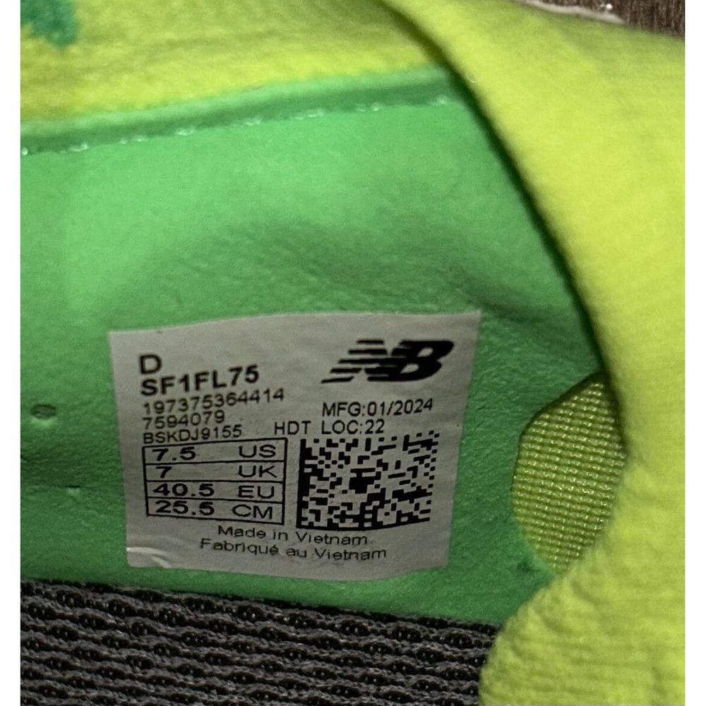 New Balance Furon Pro V7+ FG Soccer Cleats Football Boots Mens 7.5 Green Speed - Picture 7 of 7